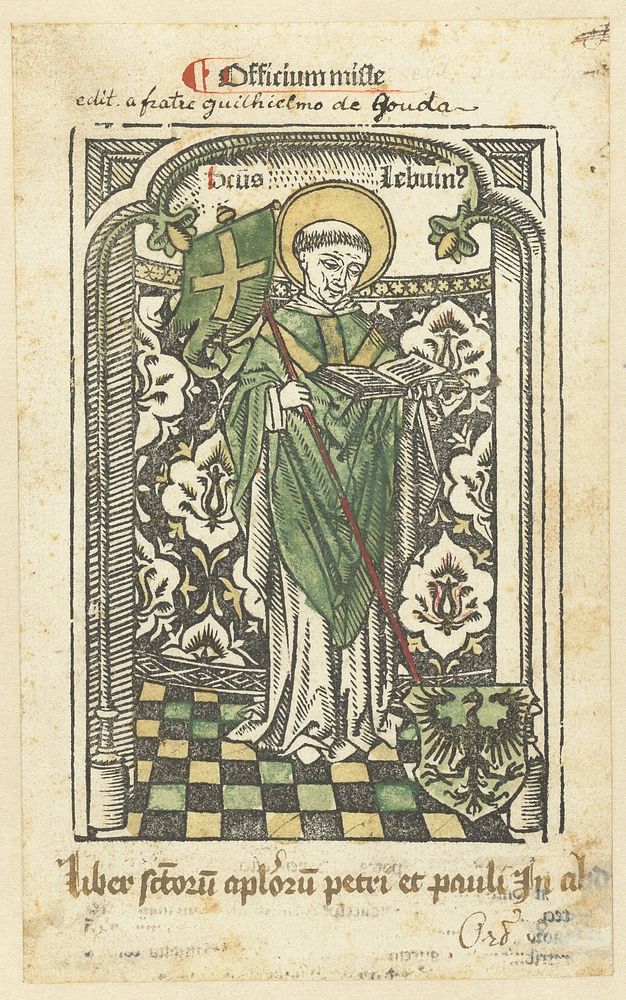 De H. Lebuinus (c. 1485 - c. 1500) by anonymous