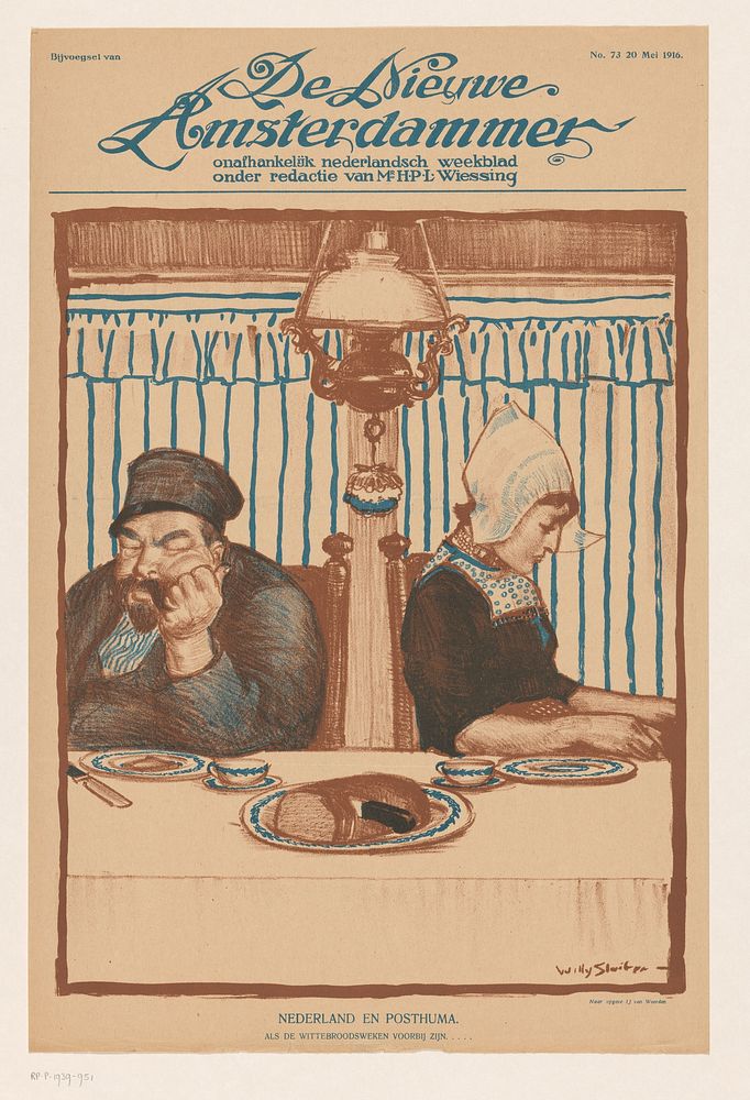 Nederland en Posthuma (in or before 1916) by Willy Sluiter and I J van Woerden