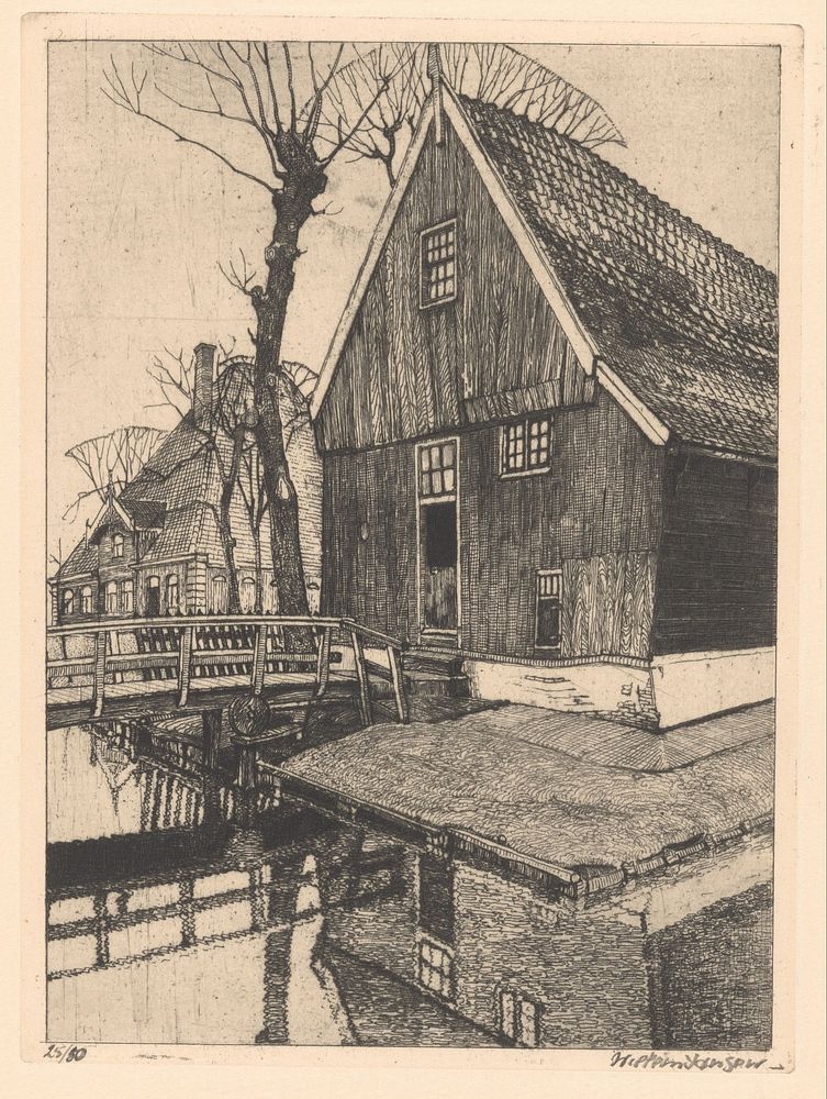 Bakkerij te Assendelft (1902 - 1931) by Willem Jansen graveur