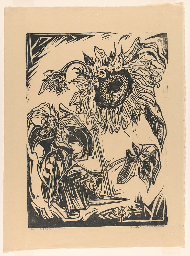 Zonnebloem (1922) by Meijer Bleekrode