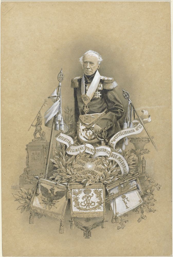 Portret van Frederik, prins der Nederlanden (1871 - 1931) by anonymous