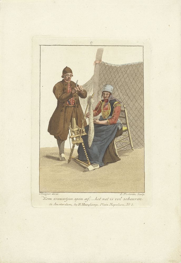 Nettenboetster (1806 - 1812) by Ludwig Gottlieb Portman, Jacques Kuyper and Evert Maaskamp