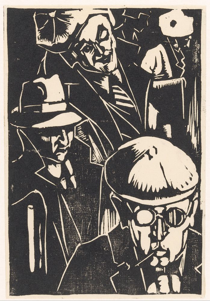 Voorbijgangers (1931) by Louis Cardinaals