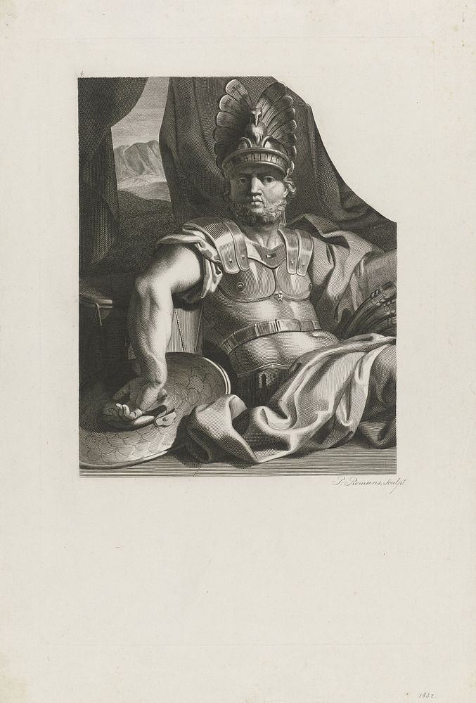 Romeinse krijgsman (1832) by Pieter Romans