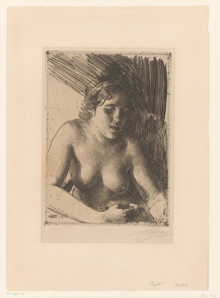 Buste (1916) by Anders Leonard Zorn