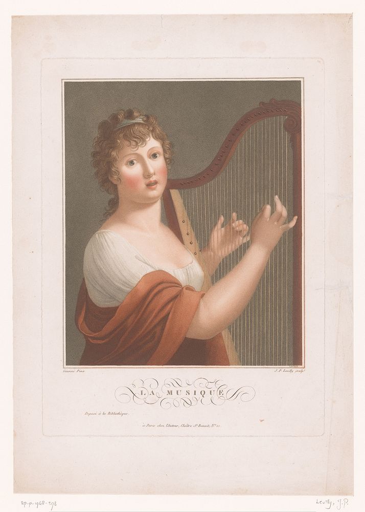 Muziek (c. 1806) by Jacques Philippe Levilly, Felice Giani and Jacques Philippe Levilly