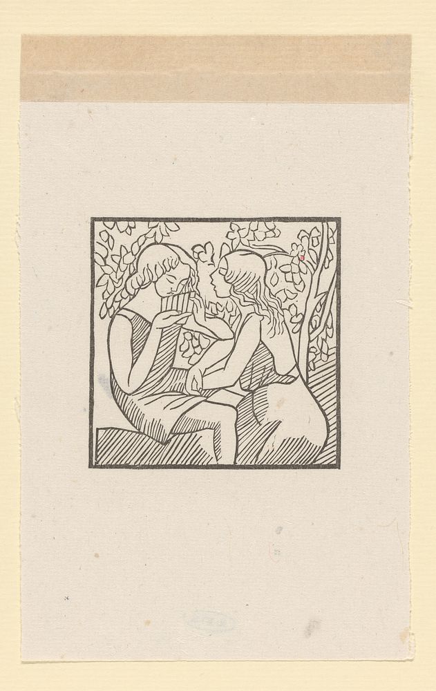 Daphnis speelt panfluit voor Chloé (1937) by Aristide Maillol