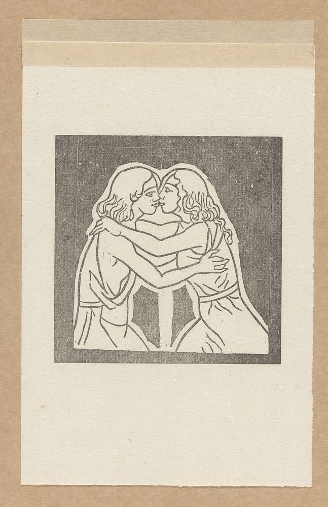 Daphnis en Chloë hervinden elkaar na de gevangenschap van Chloë (1937) by Aristide Maillol
