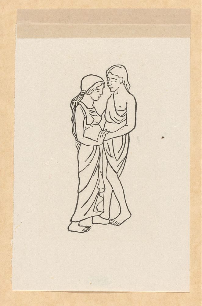 Daphnis en Chloë herenigd (1937) by Aristide Maillol
