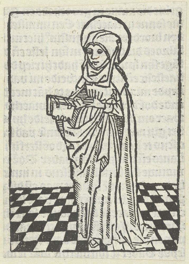 Vrouwelijke heilige (1490 - 1510) by anonymous