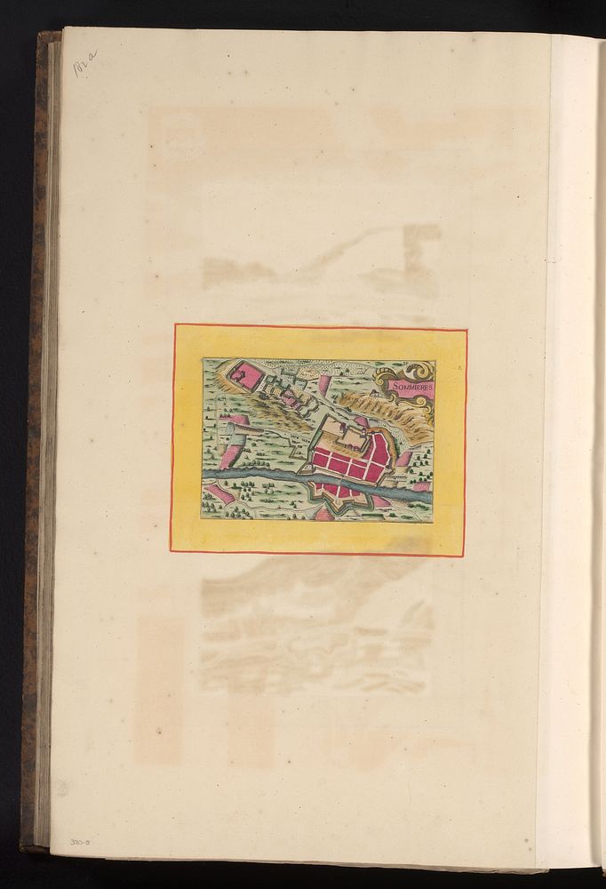 Plattegrond van Sommières (1638) by anonymous, Christophe Tassin, Michel van Lochom and Anna Beeck