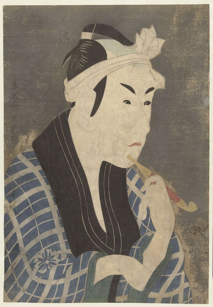 Busteportret van Matsumoto Koshiro IV (1900 - 1925) by Toshusai Sharaku, Takamizawa and Tsutaya Juzaburo Koshodo