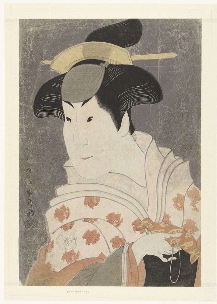 Busteportret van Iwai Hanshiro IV. (1794) by Toshusai Sharaku and Tsutaya Juzaburo Koshodo