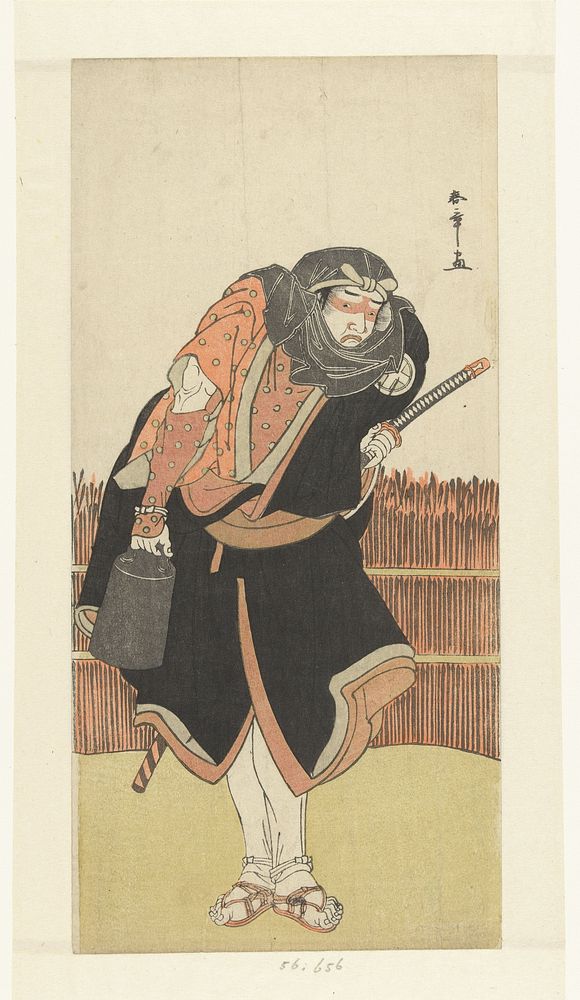 Acteur in de rol van struikrover (1780 - 1790) by Katsukawa Shunsho