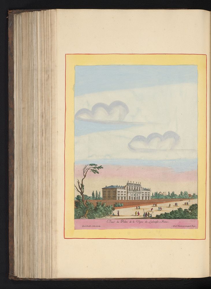 Villa Boncompagni Ludovisi te Rome (1693 - 1717) by Israël Silvestre, Israël Silvestre, Israël Henriet, Anna Beeck and…