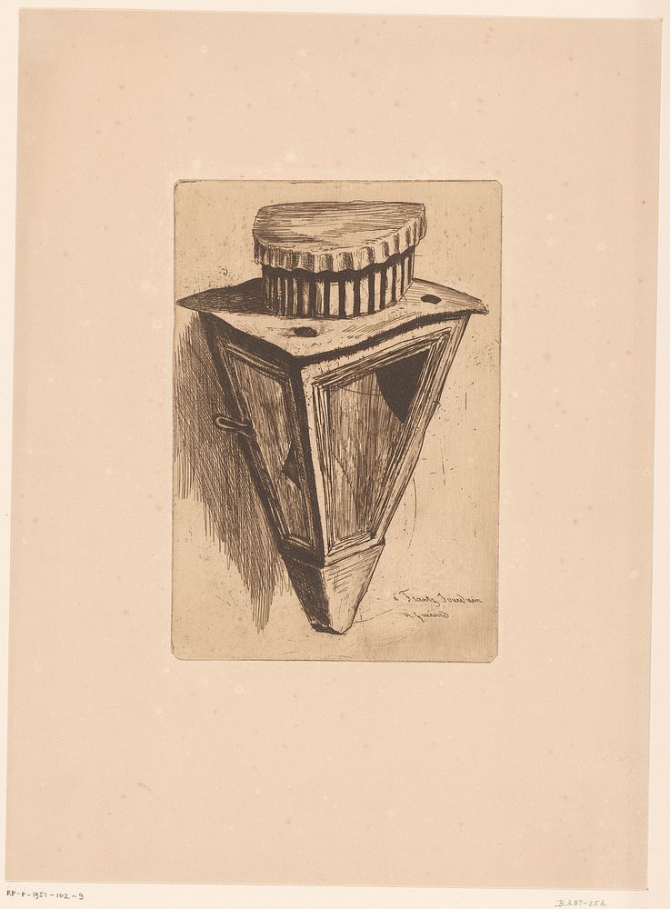 Lantaarn (1876) by Henri Charles Guérard, Henri Charles Guérard and Frantz Jourdain