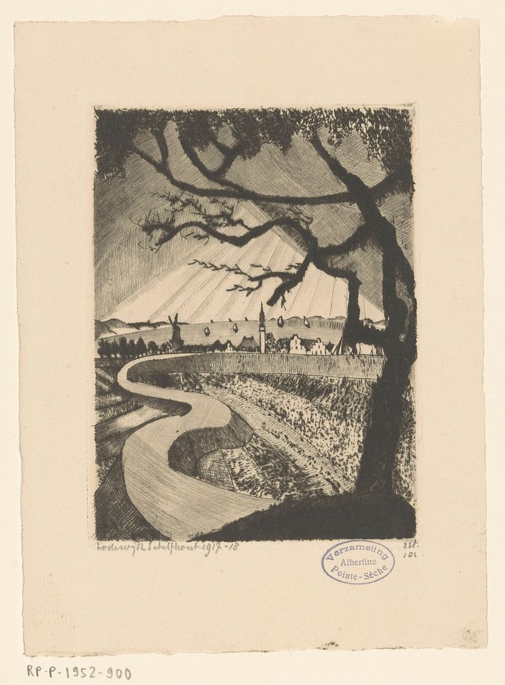 Veere (1917 - 1918) by Lodewijk Schelfhout and N V Roeloffzen and Hübner
