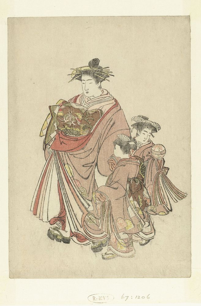 Parading Courtesan (1783) by anonymous