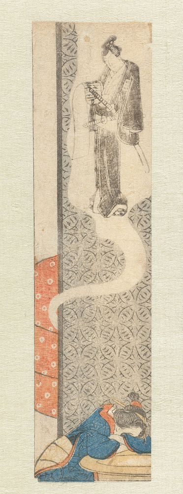 Dromende courtisane (1845 - 1850) by Hiroshige I  Utagawa