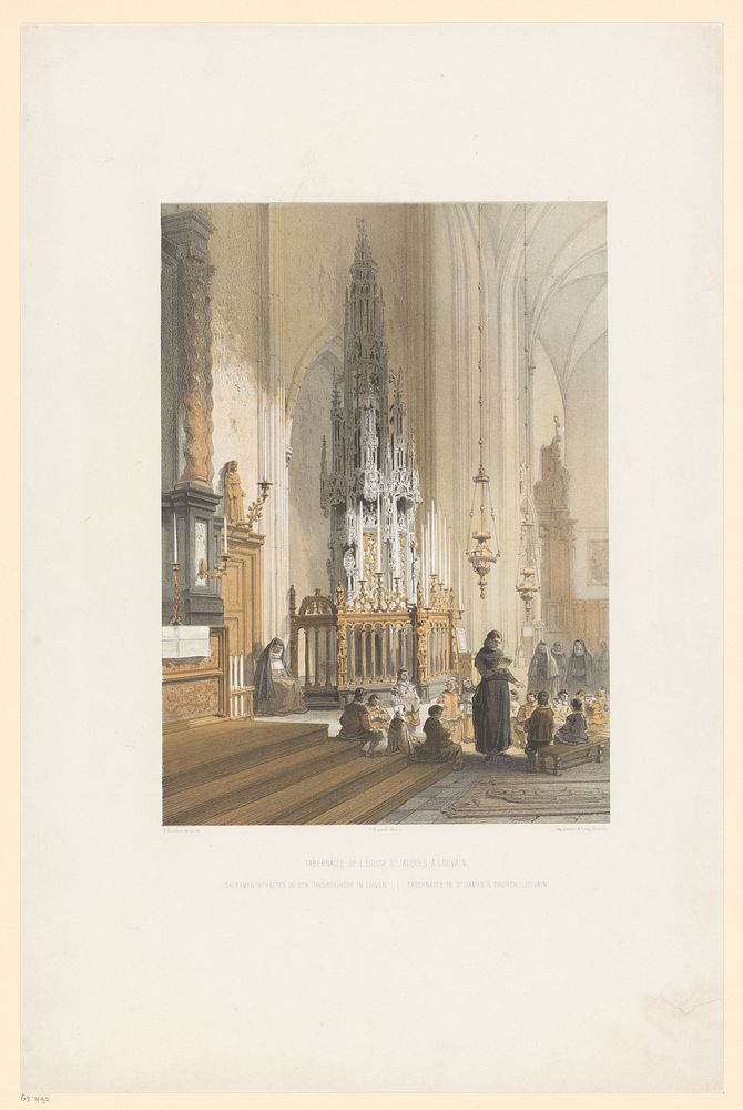 Tabernakel in de Sint-Jacobskerk te Leuven (1852 - 1878) by François Stroobant, François Stroobant, Simonau and Toovey and…