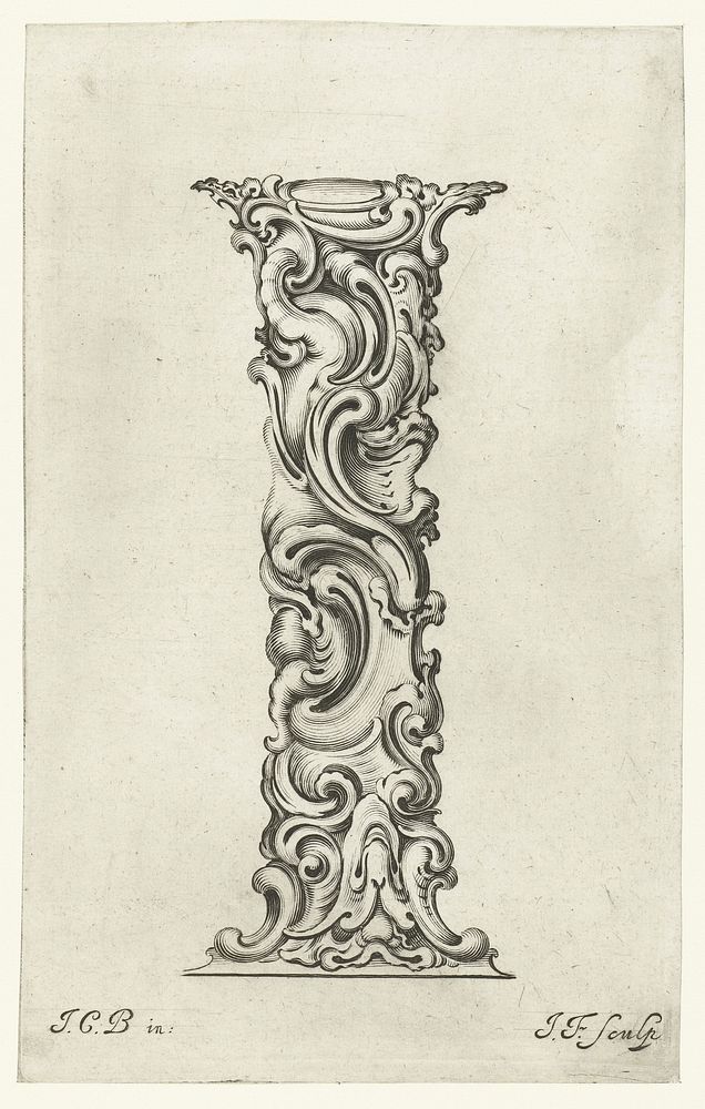 Letter I (c. 1645 - c. 1650) by Jeremias Falck, Johann Christian Bierpfaf and anonymous