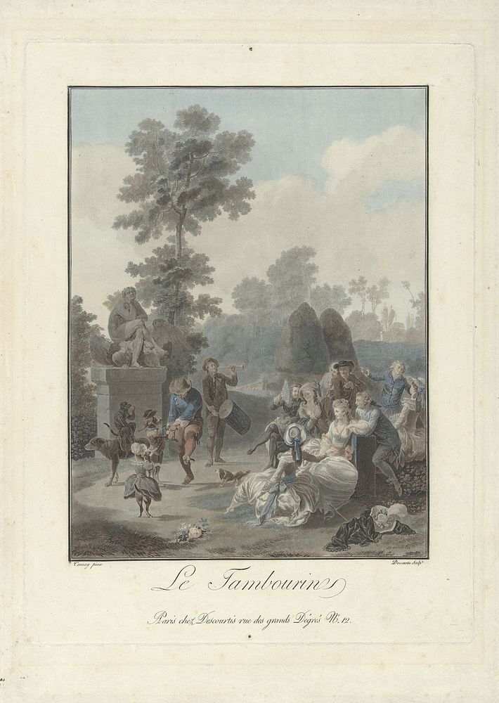 De tamboer (1763 - 1820) by Charles Melchior Descourtis, Nicolas Antoine Taunay and Charles Melchior Descourtis