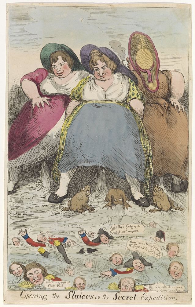 Het openen van de sluizen, 1799 (1799) by John Cawse and Samuel W Fores