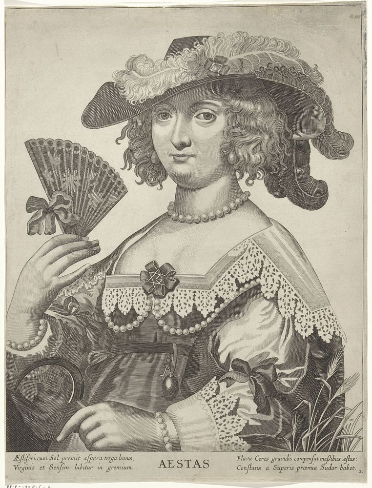 Zomer (1612 - 1652) by anonymous and Claes Jansz Visscher II