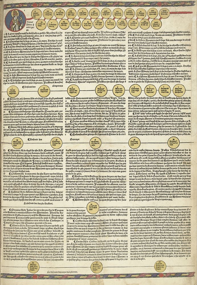 Cronica Cronicarum (...), blad 10 recto (1521) by anonymous, Jehan Petit and Jacques Ferrebouc