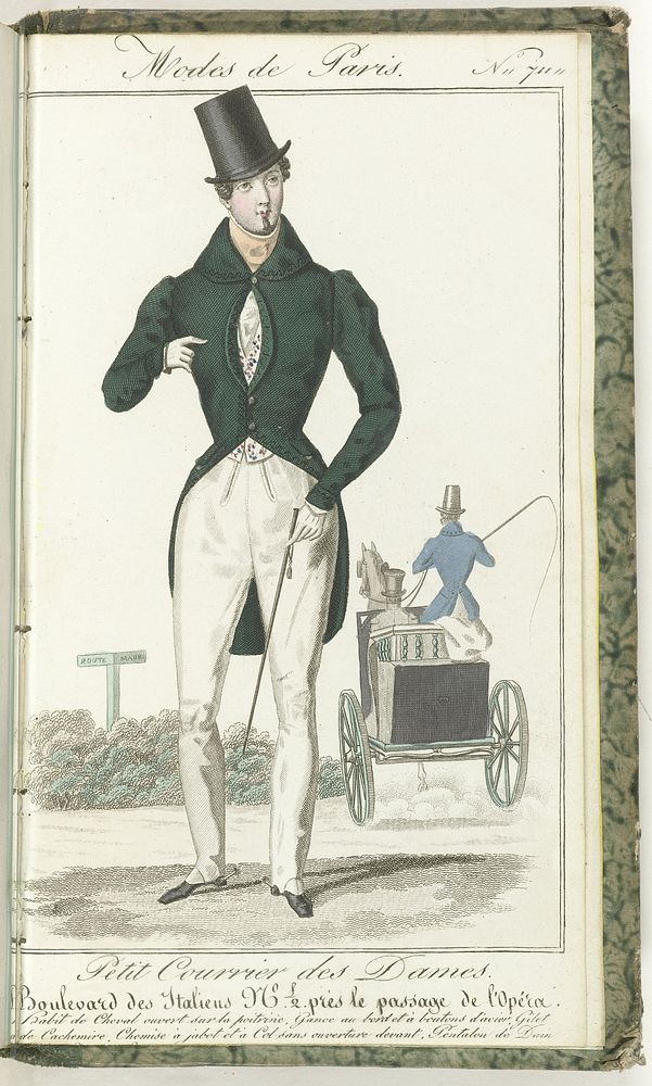 Petit Courrier des Dames, 1830, No. 711 : Habit de Cheval... (1830) by anonymous and Dondey Dupré