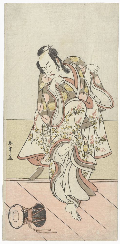 Dansende acteur (after 1750 - before 1792) by Katsukawa Shunsho