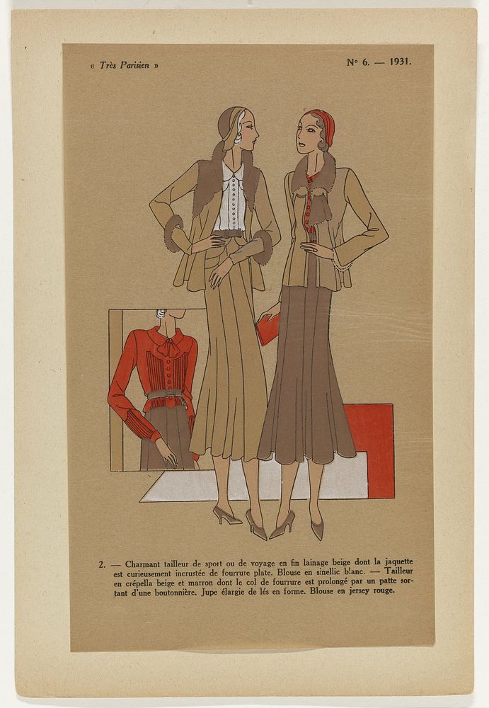 Très Parisien. La Mode, Le Chic, L’Elégance (1931) by anonymous and G P Joumard