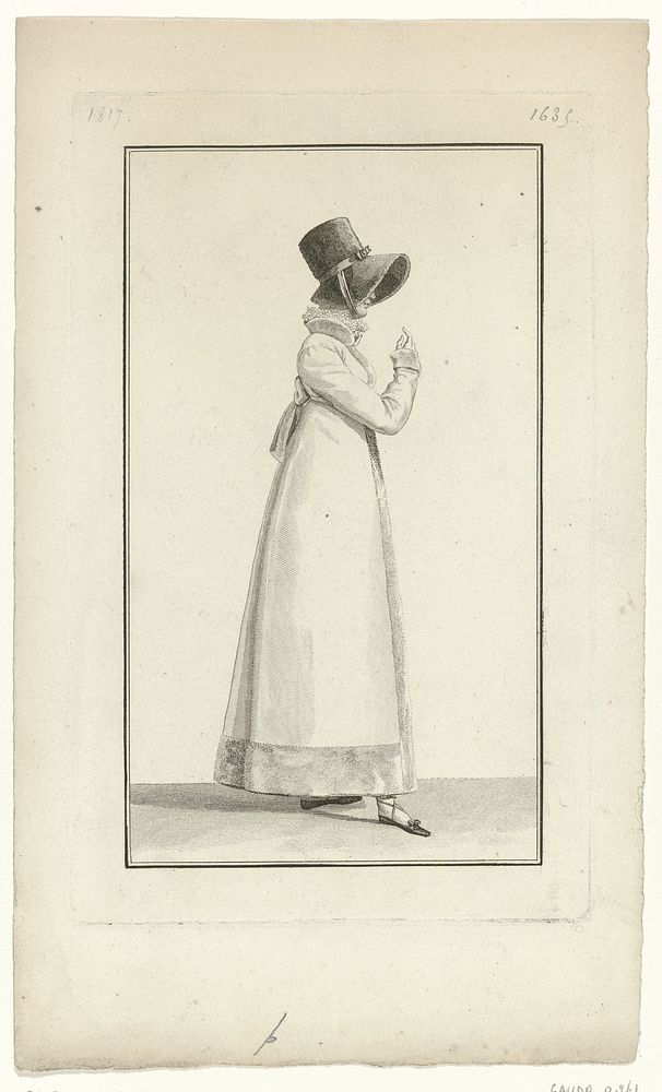 Journal des Dames et des Modes, Costume Parisien, 20 mars 1817 (1635) (1817) by anonymous and Pierre de la Mésangère