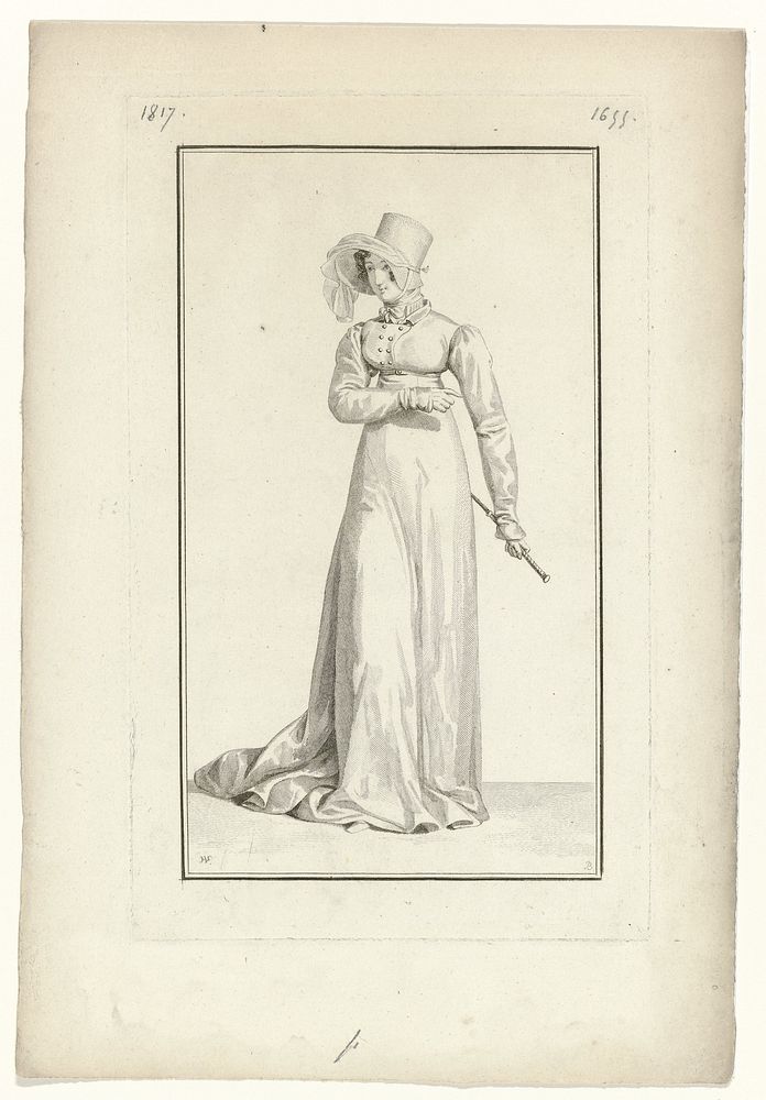 Journal des Dames et des Modes, Costume Parisien, 15 juin 1817 (1655) (1817) by Horace Vernet and Pierre de la Mésangère