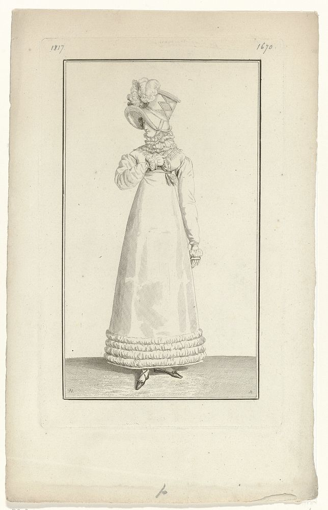 Fashion News Copied: Journal des Dames et des Modes: One Model (1817) by Pierre Charles Baquoy, Horace Vernet and Pierre de…