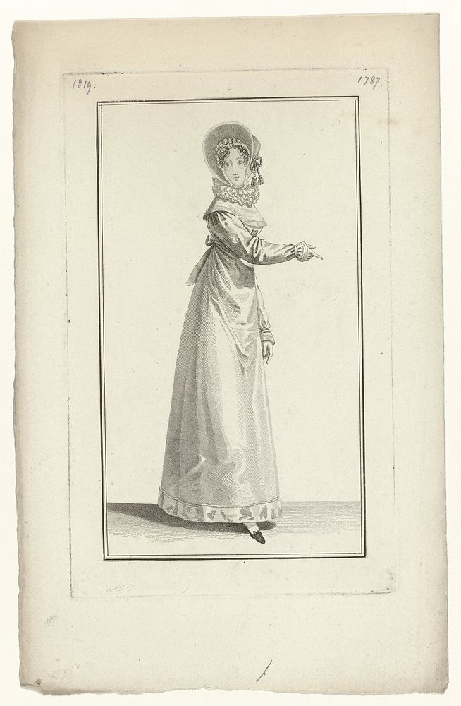 Journal des Dames et des Modes, Costume Parisien, 5 janvier 1819 (1787) (1819) by anonymous and Pierre de la Mésangère
