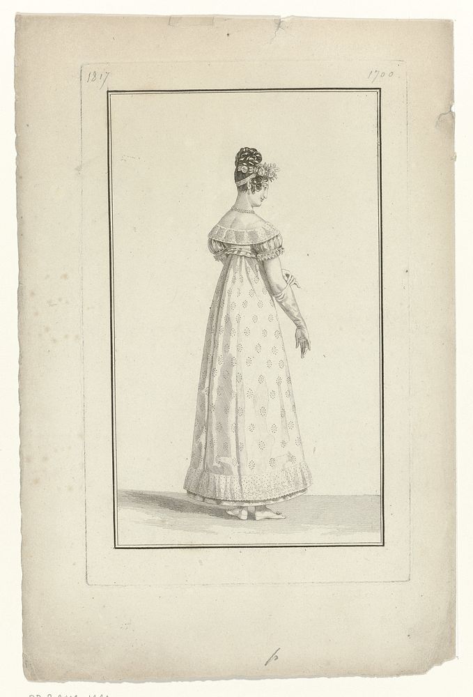 Journal des Dames et des Modes, Costume Parisien, 31 décembre 1817 (1700) (1817) by anonymous and Pierre de la Mésangère