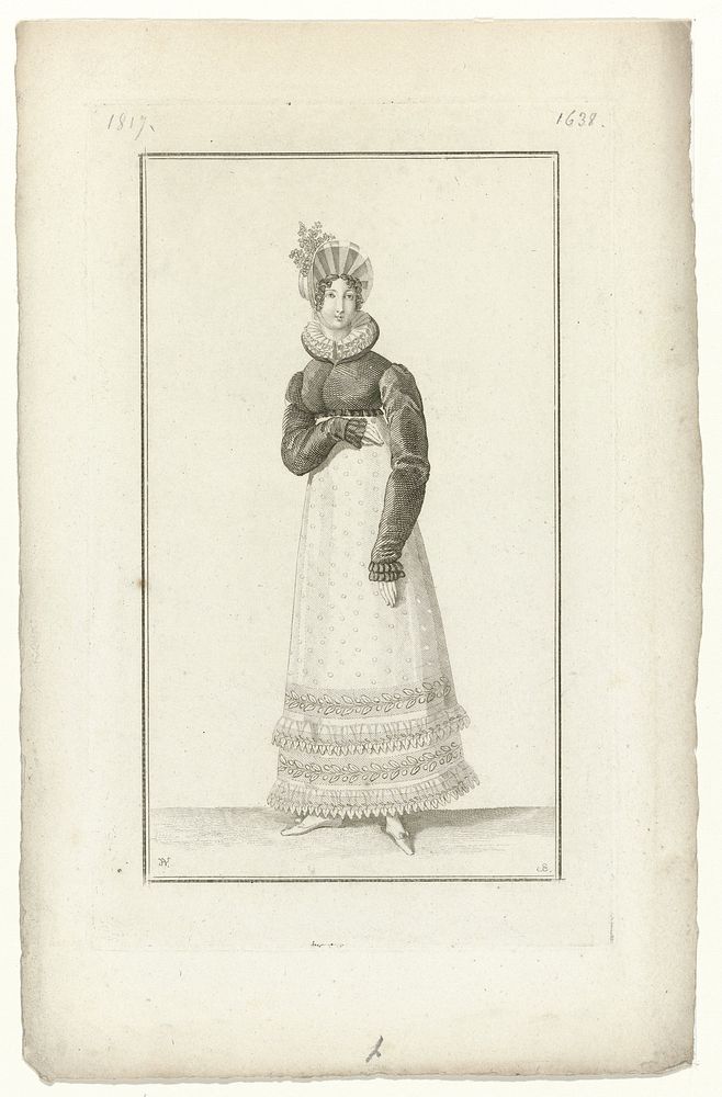 Journal des Dames et des Modes, Costume Parisien, 5 avril 1817 (1638) (1817) by Pierre Charles Baquoy, Horace Vernet and…