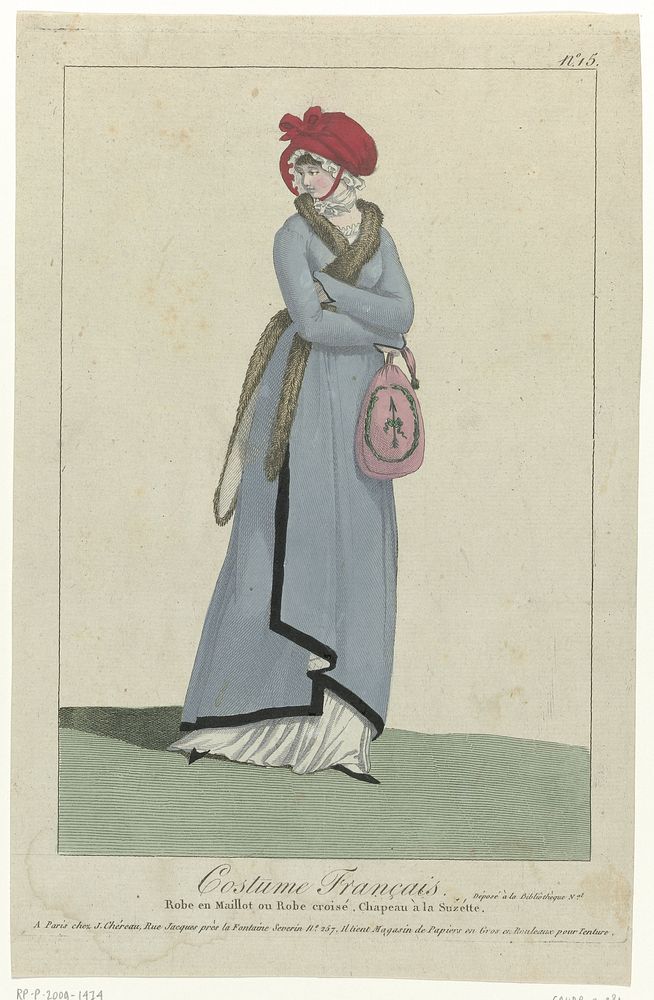 Costume Français, No. 15 : Robe en Maillot (1799 - 1810) by anonymous and J Chereau