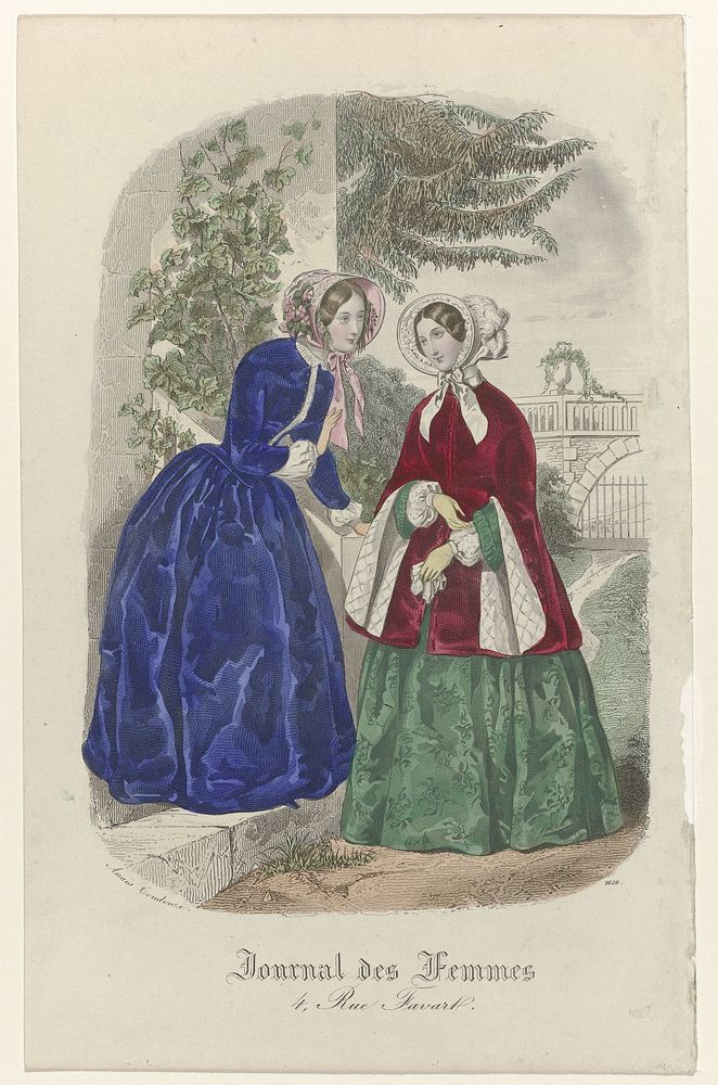 Journal des Femmes, ca. 1850, Pl. 1628 (c. 1850) by anonymous and Anaïs Colin Toudouze