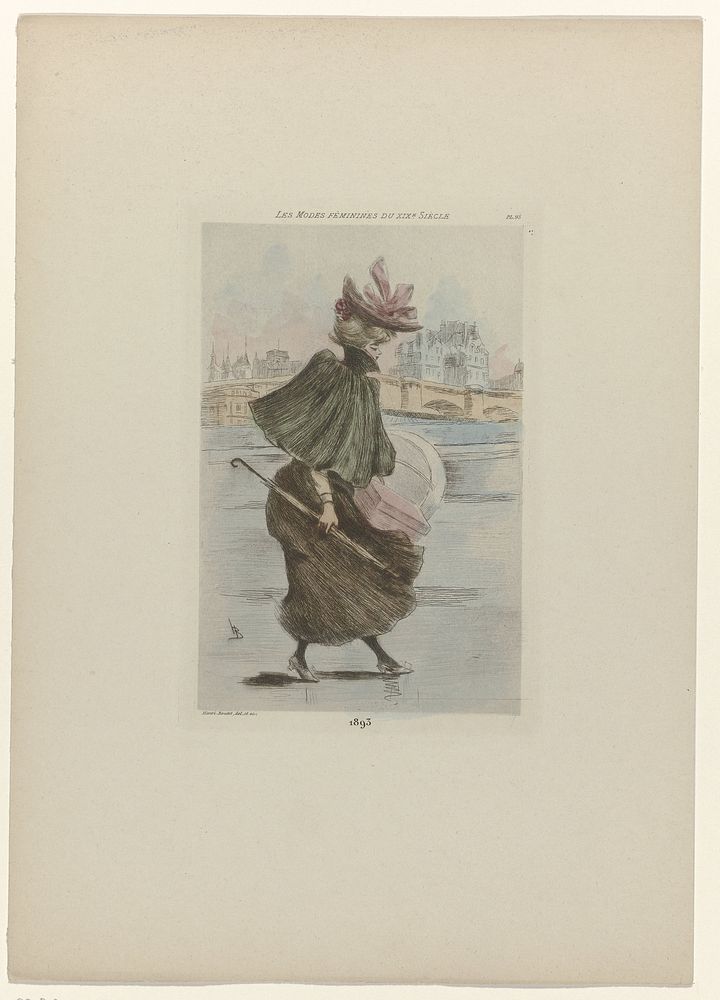 Les Modes Féminines du XIXe Siècle, 1893, Pl. 93 (1893) by Henri Boutet and Henri Boutet