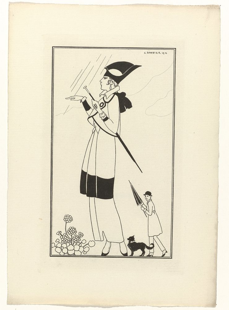Journal des Dames et des Modes, Costumes Parisiens, 1914, No. 156 (1914) by George Barbier and anonymous