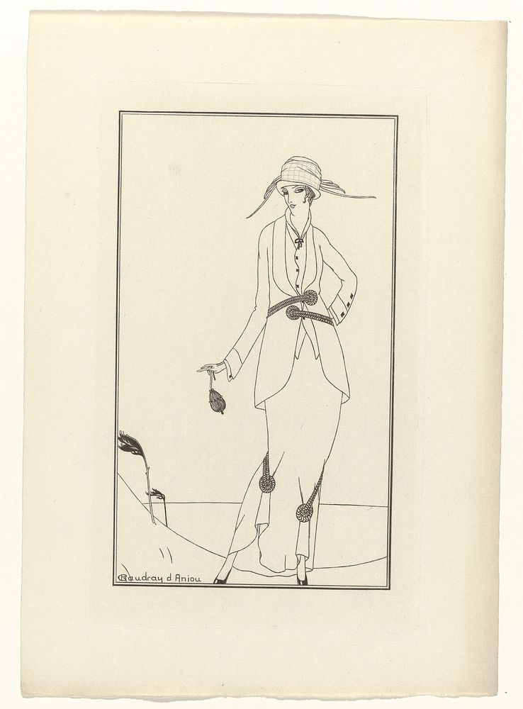 Journal des Dames et des Modes, Costumes Parisiens, 1914, No. 167 (1914) by Gaudray d Anjou and anonymous