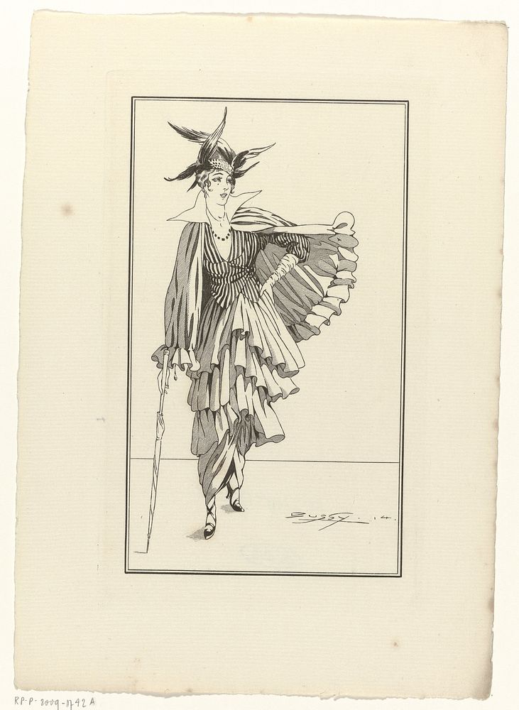 Journal des Dames et des Modes, Costumes Parisiens, 1914, No. 175 (1914) by Dussy and anonymous