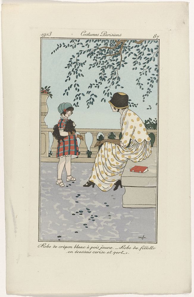 Journal des Dames et des Modes: the Fashion Illustrators (1913) by Monogrammist MFN and anonymous