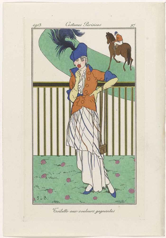 Journal des Dames et des Modes: the Fashion Illustrators (1913) by Jan van Brock and anonymous
