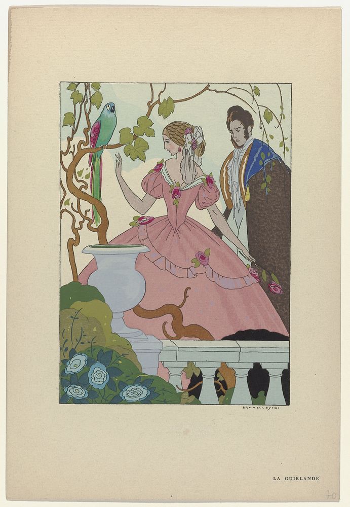 La Guirlande, Album Mensuel d'Art et de literature, 1919-1920 (1919 - 1920) by Umberto Brunelleschi, anonymous and François…