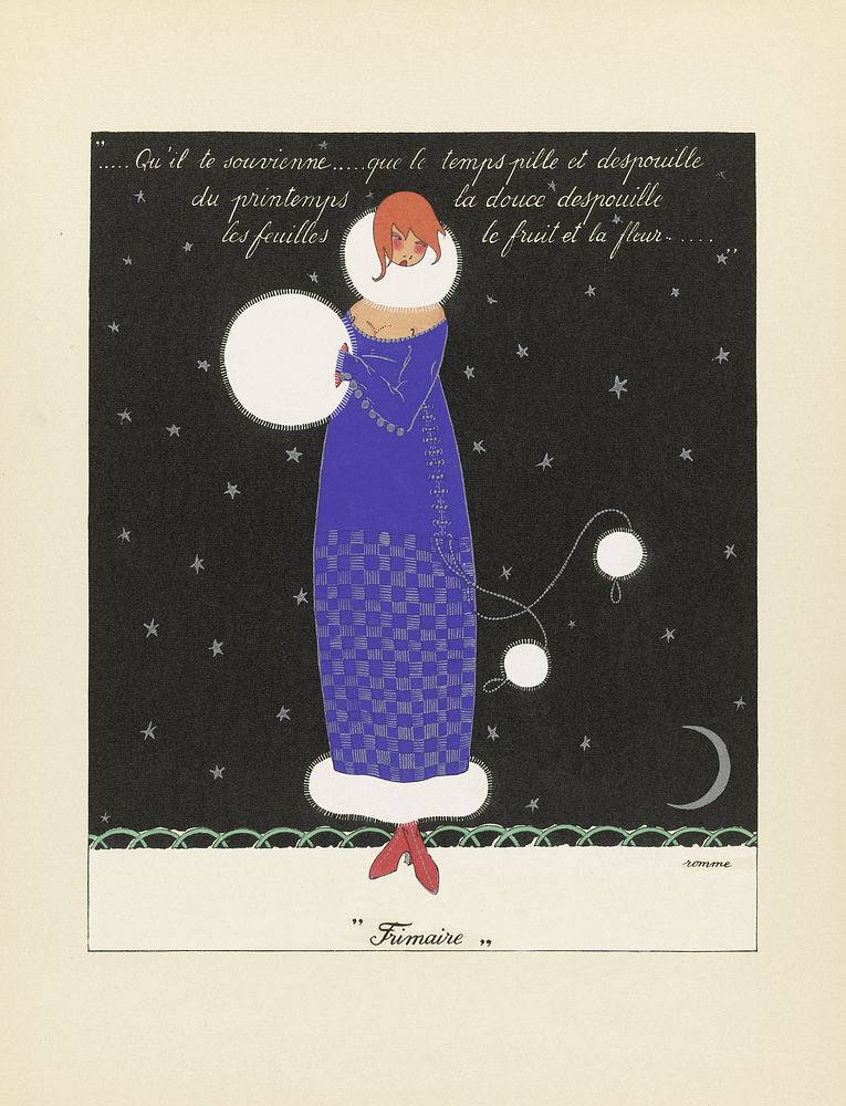 Les Douze Mois de l'Année: Frimaire (1919) by Marthe Romme and Sauvage uitgever