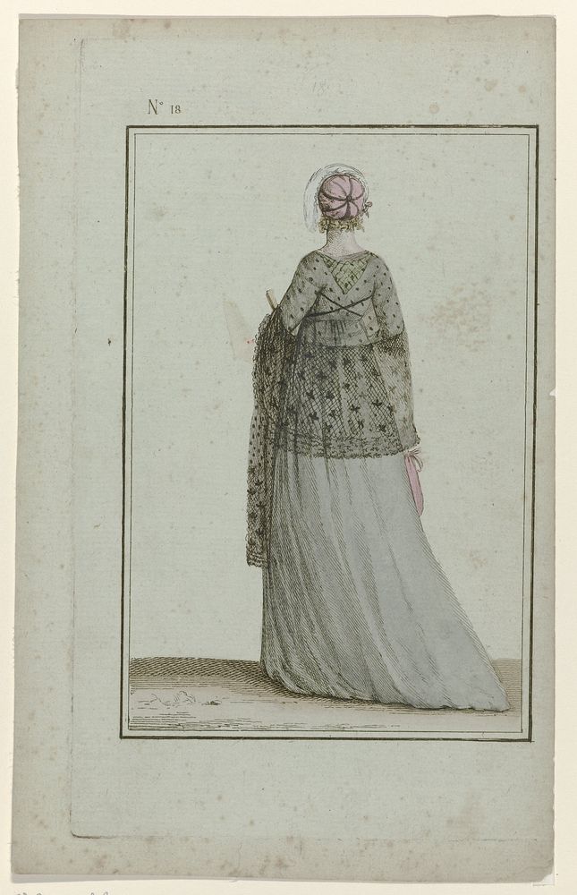 Tableau général du goût, 20 Janvier 1799, An. 7, No.18 (20 jan. 1799) : Chapeau à la Cypris (1799) by anonymous and Gide