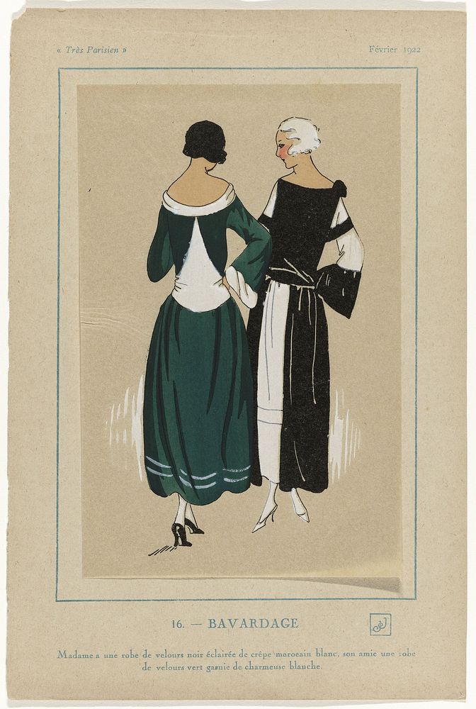 Très Parisien, février 1922 16. Free Photo Illustration rawpixel